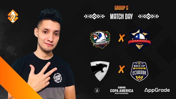 #GCABS • MATCHDAY

GRUPO/GROUP C

🇵🇾 PAR 🆚 CHI 🇨🇱
🇦🇷 ARG 🆚 ECU 🇪🇨

[EN VIVO / LIVE]
Hoy - Today
🕘 21 HS (ET)
🇪🇸 <a href="/nyuR__/">Mattis Castelli</a> &amp; @octa9890
📺 twitch.tv/Nyur_

🇧🇷 <a href="/EdhyGhellen/">Edhy Ghellen</a>
🖥️ youtube.com/c/EdhyGhellenYT

#AmericaUnida