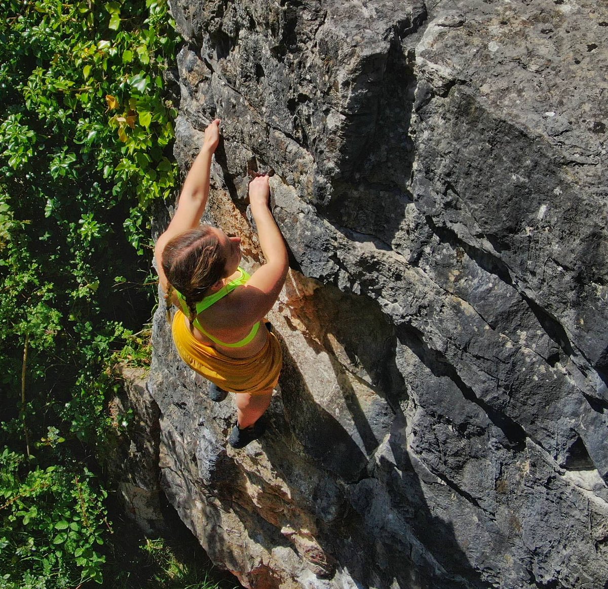 Climb! Climb! #climb!!! British summer has become a game of cat and mouse, chasing the dry days (or hours)! Great to have a session at Meliden Quarry with Abi. 

#climbing #rockclimbing #sportclimbing #tradclimbing #climbingphotography