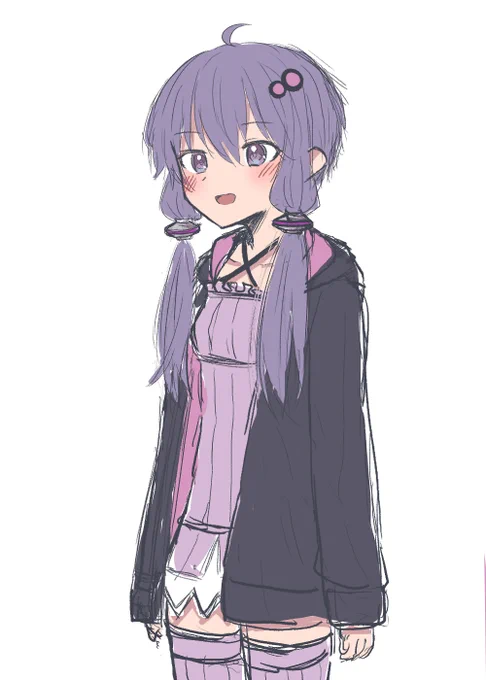 立ち絵カラーラフ
一段落ついたからもう寝る 