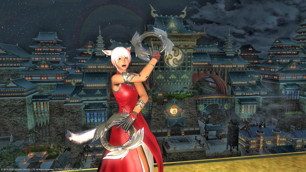 月曜日 おはミコ です ᐠ ᐟ ノ 今週も頑張っていきましょう 自分は今日休みなんですけどね そろそろ紅蓮祭が始まるので 最近修行に励んでます W 昨日やっとひとりでクガネ登頂出来たー あとジャンピングアスレチックでも練習中 Ff14