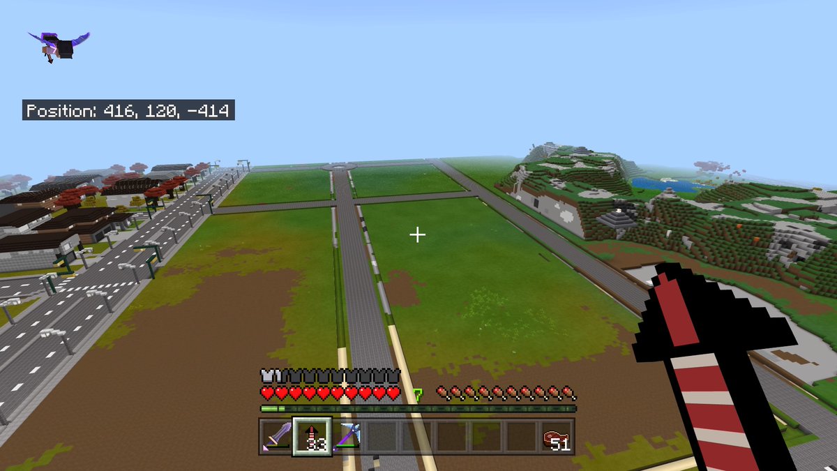 jonah13jaay's tweet photo. Before & after. Phase 1 is ready to start adding houses. Will post the results once complete. #Minecraft #CityBuilds https://t.co/v8kl0PQQae