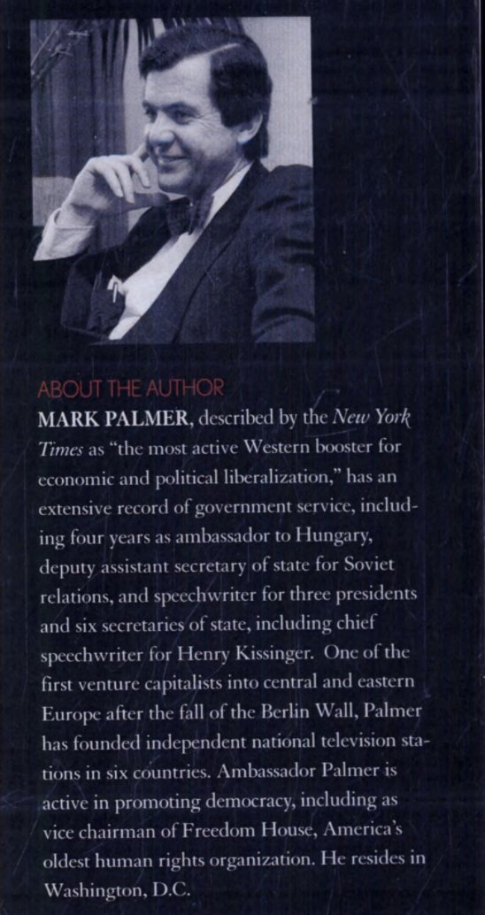 Paul Klein's CIA business partner in the former communist bloc, Mark Palmer, did us the great service of outlining the important political function of imperialist TV enterprises (like the ones he worked on with Paul) for "democratizing" foreign states. Let's take a look inside!
