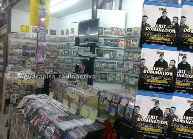 guarapita_R's tweet photo. Se venden Blu Ray del #LASTDOMINATION por 3$, somos tienda física. Estamos ubicados el CC Sabana Grande en horario de 9am a 6pm de lunes a viernes. https://t.co/Wxt0moqLDO
