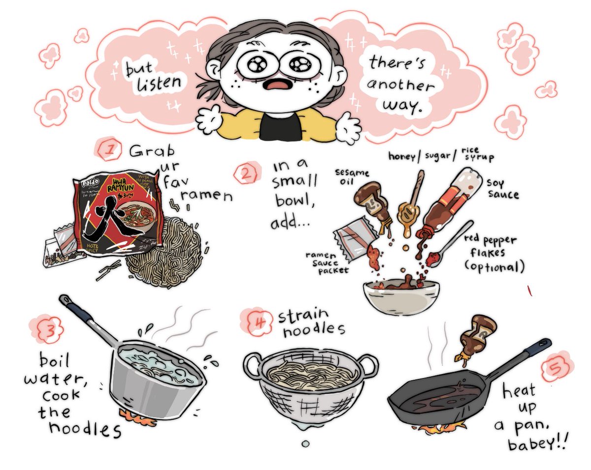 Be sad with me, cook ramen with me, I love you. 