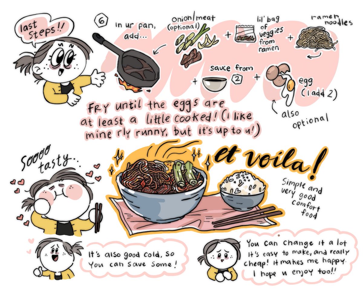 Be sad with me, cook ramen with me, I love you. 
