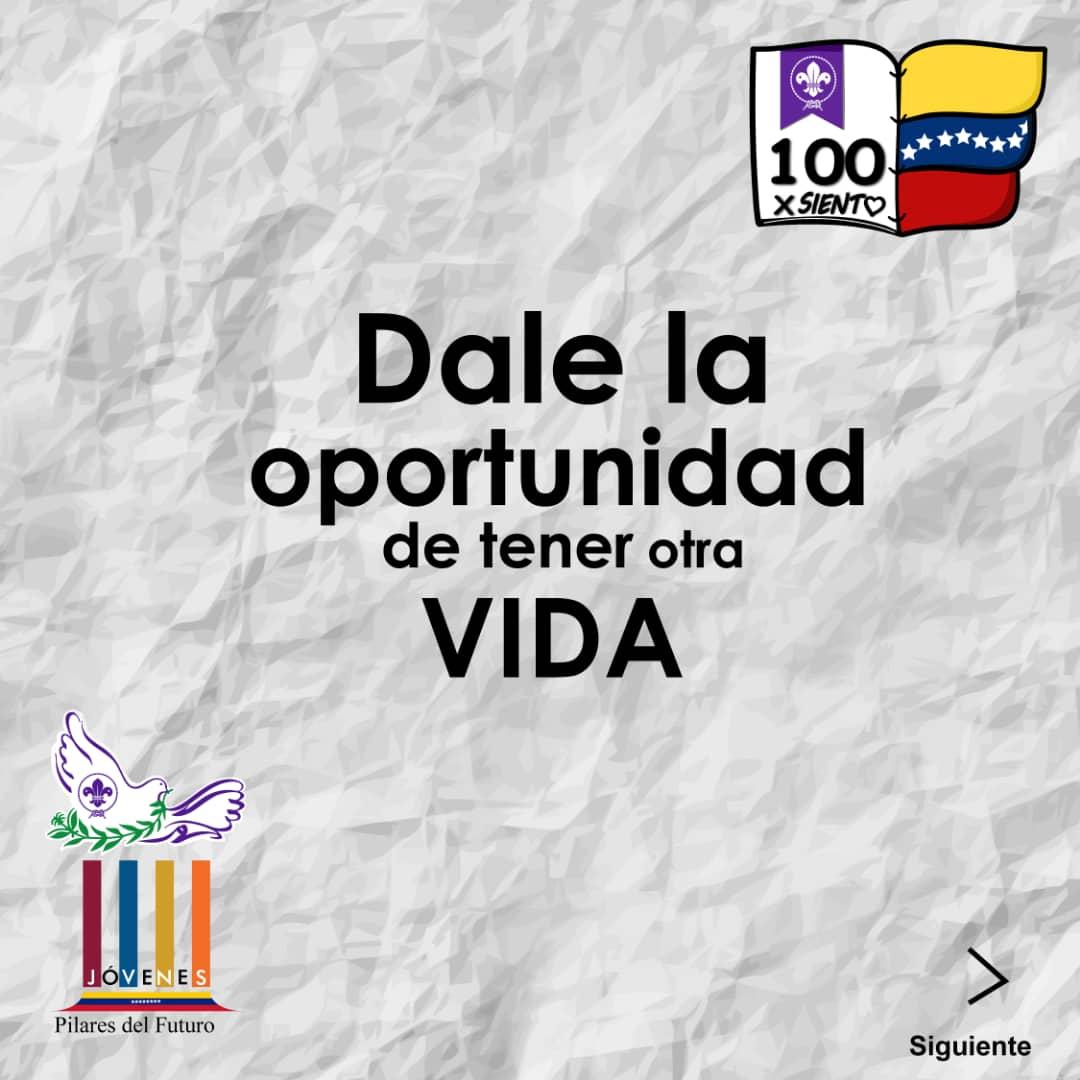 MOPVenezuela's tweet photo. 100XSIENTO te muestra diferentes maneras de empatizar con tu comunidad.  También te invita a fomentar hábitos tan importantes para el desarrollo de la humanidad como lo son; la escritura y la lectura. https://t.co/0XlHJIBgEk