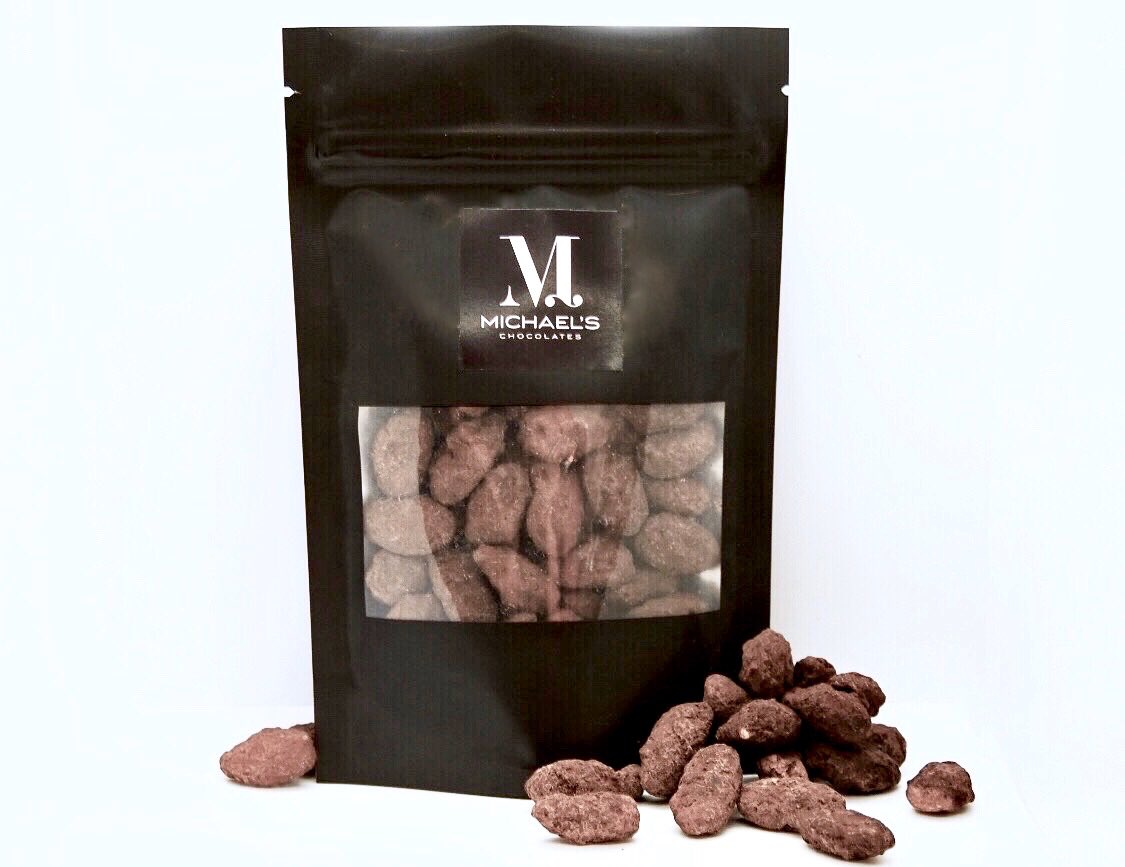 mikeschocolates's tweet photo. Chocolate Covered Almonds (dragées) have arrived!  Try our newest product and tell us what you think! https://t.co/Pr0gaUcNDe