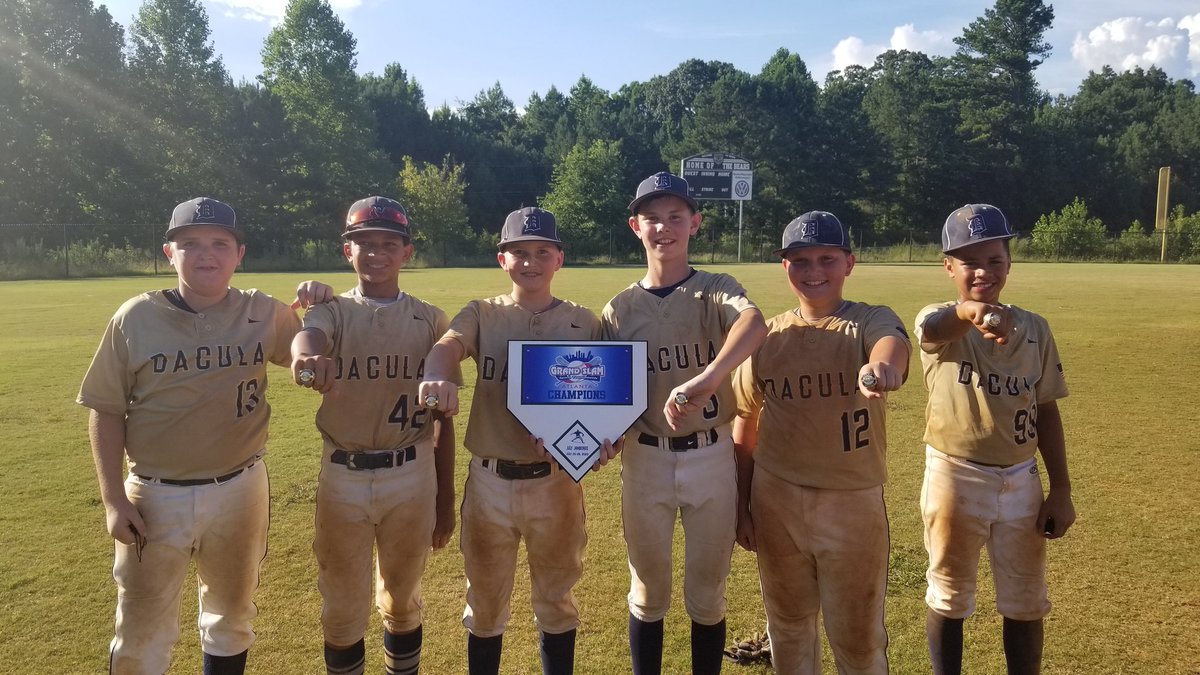 GarrisonCantre1's tweet photo. Tournament Champs!#DaculaFalcons #DaculaBaseball #MultiSportAthlete @_DaculaBaseball  @CoachE19141 @CoachCRoberts @GerryGdowski @tavitap @Coach_Joel_Lamb @CoachRosenbaum @coach_cahill @CoachZRoper @CoachToddMonken @NUCoachJake @CoachHinshaw @RecruitGeorgia @SteveEnsminger https://t.co/EjdQNgmszQ