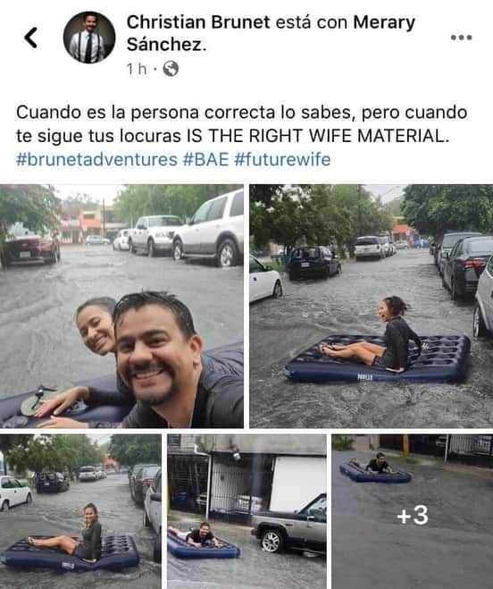 pachybautista's tweet photo. Circula en #Facebook 😂
 los enamorados de Los Fresnos #Apodaca  #Monterrey #Hanna https://t.co/SlIaNsEXhX