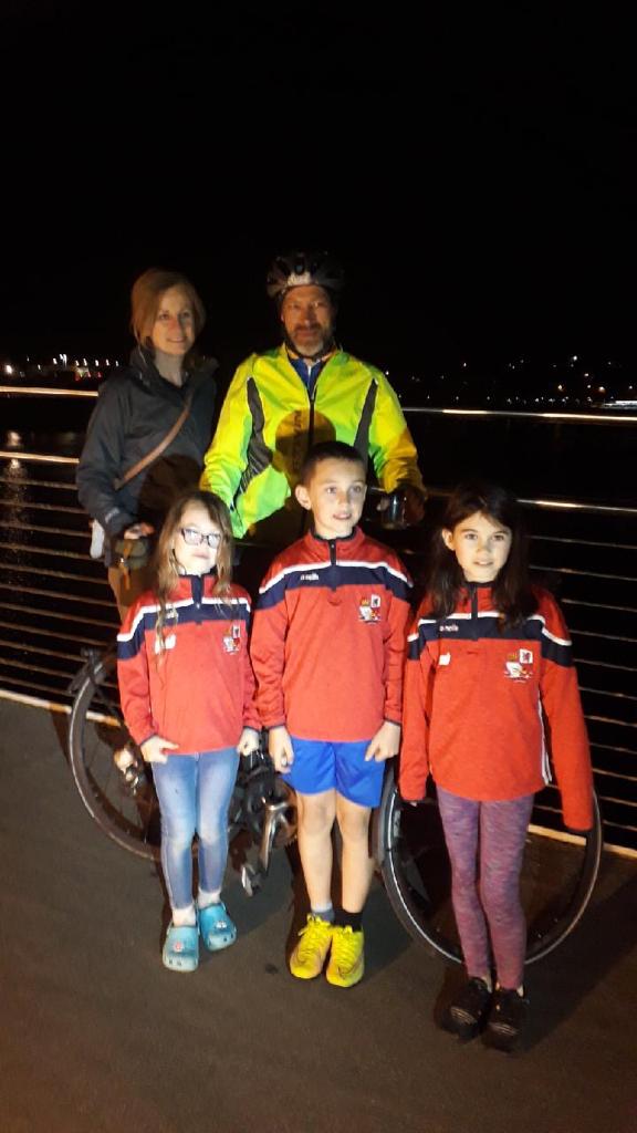 CrusheenGaa's tweet photo. @BMLThendrik has done it!👏👏 What a legend! 2220km along the @wildatlanticway, 9 days of hardship &amp; he has finally made it to the Peace Bridge, Derry 😁👍👏
Nearly €8,000 raised in aid of the @bmltrust &amp; @CrusheenGaa! Huge thanks to everyone who supported Hendrik along the way! https://t.co/a3OEy6yvcM