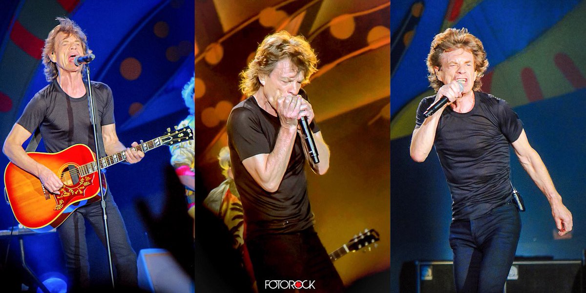 Leyenda, aló 77? Con micrófono, guitarra, armónica, o nada, siempre nos da clases de rock. Mick Jagger, el líder de los Rolling Stones hoy celebra sus 77 🔥🥳💪🏼. 
¡Salud por este súper humano y músico! Larga vida, por favor.

Fotos: Chile 2016. 📷fotorock.cl