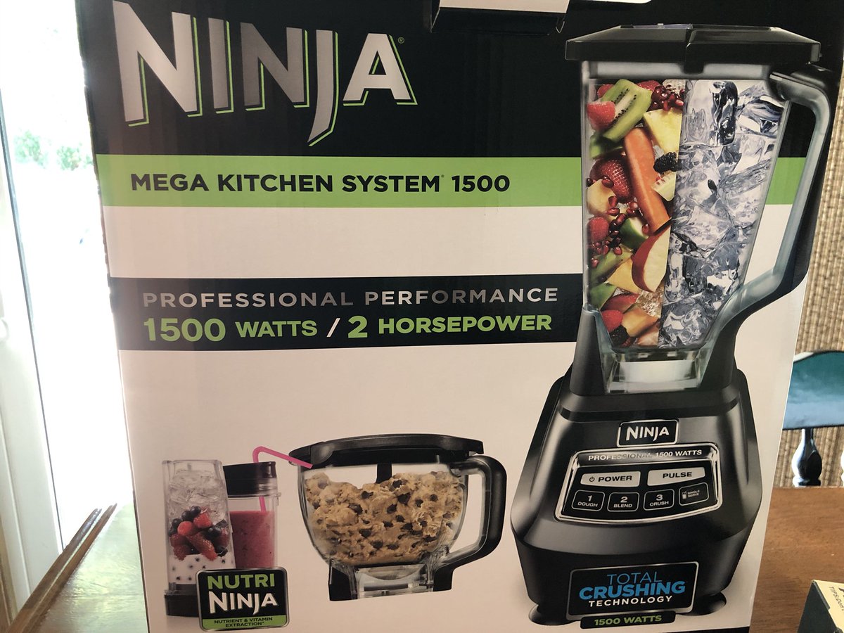 wichitabyeb's tweet photo. Somehow a trip to buy an air fryer turned into a @NinjaKitchen blender/food processor/additional counter gadget. That means I need to still buy an air fryer and lots of smoothie supplies. #SuchaSucker https://t.co/oIjVCQ8kNN
