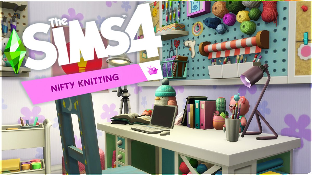 thetideschange's tweet photo. Here's Knitter's Nest, an apartment made using items from Nifty Knitting stuff! #EAGameChangers 

---> https://t.co/Ds868OFjzF https://t.co/0NWZOA76xh