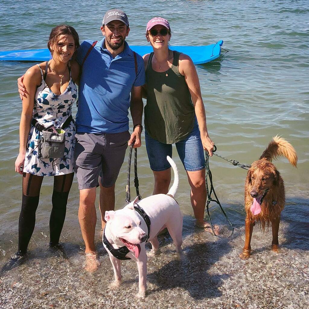 aliciamhansen's tweet photo. the dog days of summer 🐾 these two puppy cousins FINALLY met today 🎉 which means more time with these two humans which I will GLADLY take ❤️
•
#dog #dogstagram #dogsofinstagram #dogsofcle #sundayfunday #summer #dogbeach #cle #cleveland #thisiscle #cl… https://t.co/XqtgR6haOR https://t.co/2nosCpI5Q6
