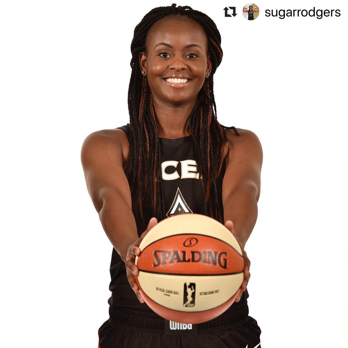 CoachXAmerica's tweet photo. Good luck to our #Up2UsSportsAmbassador @14Sugar‼️ @LVAces game on now... tune in 😤 #ALLIN #WNBA #LasVegasAces #SugarRodgers @WNBA https://t.co/F7iXBxSM2z