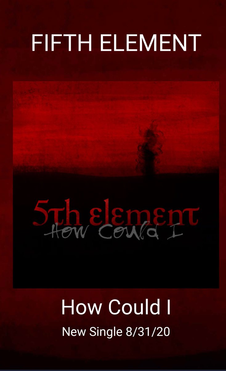 5thelement97's tweet photo. 5th Element How Could I new single August 31, 2020 #newmusic #5thelement #fifthelement #howcouldi #triphop #downtempo #indiemusic #indiesong Visit https://t.co/0ONsPRnqRP https://t.co/xeDUgeSo9T
