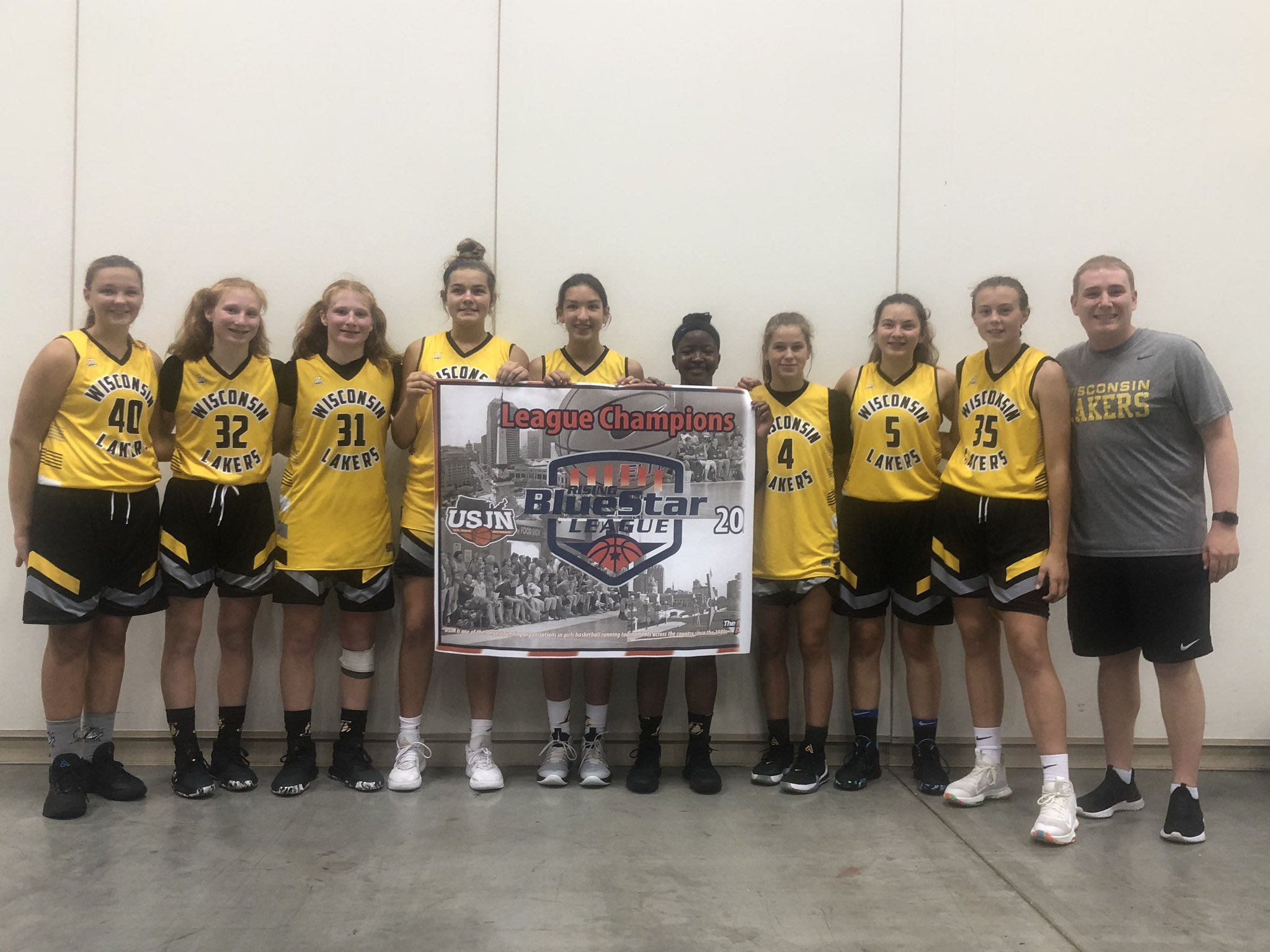 Wisconsin Lakers on Twitter "Wisconsin Lakers 2025 White wins the 1st