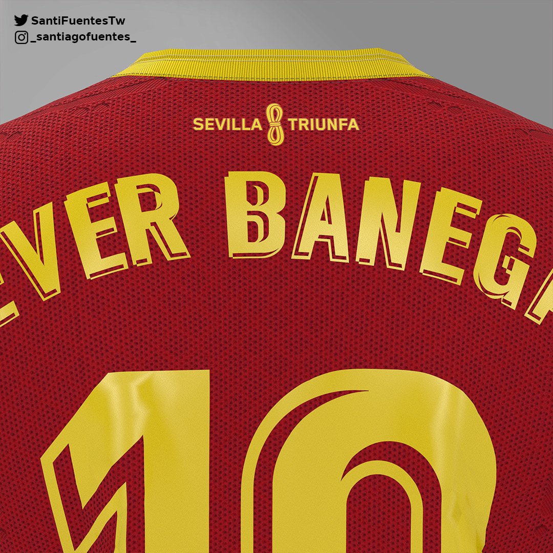 SantiFuentesTW's tweet image. Away Jersey @SevillaFC 🇪🇦
La camiseta utiliza amarillo y rojo, los colores de la bandera de la ciudad de Sevilla, además presenta un patrón referido al Metropol Parasol, icónica estructura sevillana.

¡Se agradece like y RT!

#SevillaFC #Sevilla #Blanquirrojos
