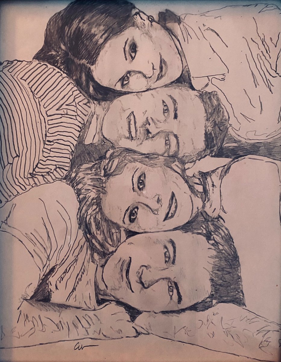 Emily_Wilson19's tweet photo. Afternoon sketch ✏️ #willandgrace #willandgraceandjackandkaren @MeganMullally @EricMcCormack @DebraMessing @SeanHayes https://t.co/7RKrh0IqbV