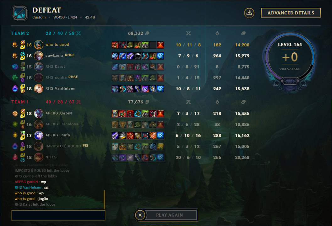 RHorseTeam's tweet photo. GGWP! Infelizmente acabamos perdendo na segunda fase dos playoffs da @empoligaoficial num grande jogo contra @APEBG1! Boa Sorte Parceiros! https://t.co/rEPonFOVzi