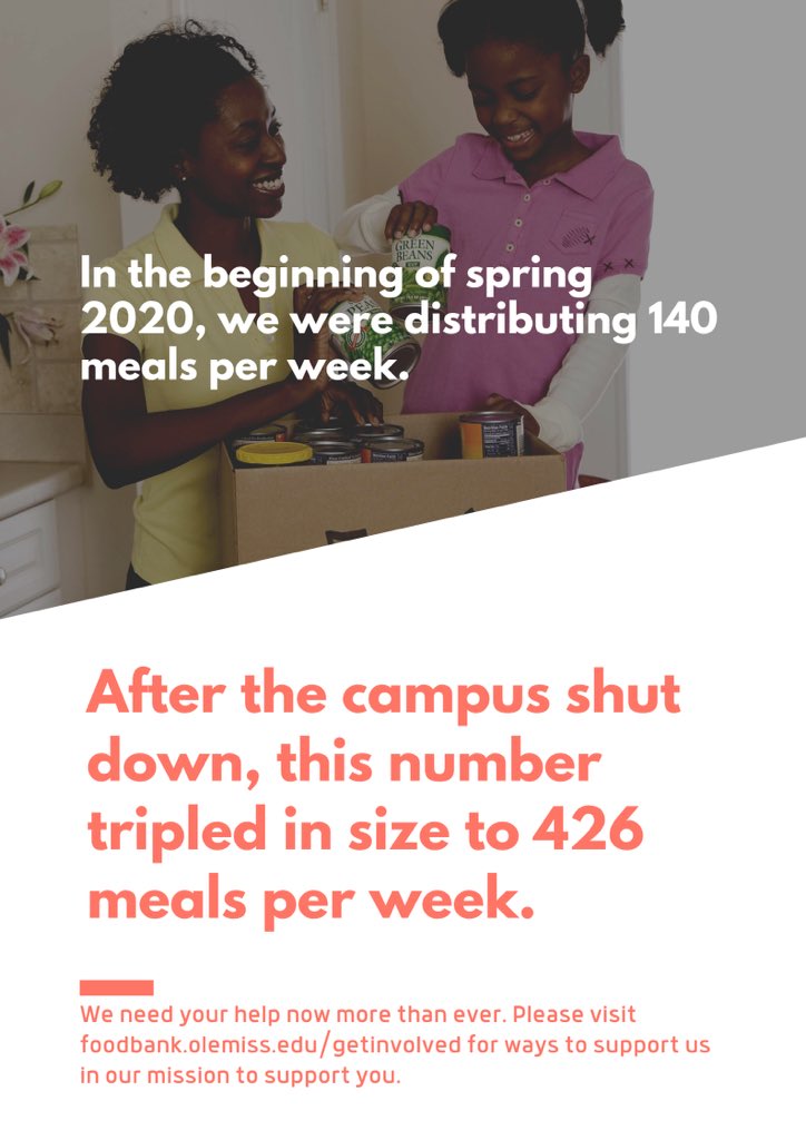 The Food Bank would like to thank Lena! Lena started a business called Lena’s Sharply Colorful Mask. It’s been a huge success! Last week, she graciously donated $350 of her profits to the Food Bank. If you’d like support Lena, visit her page at facebook.com/groups/6258848….