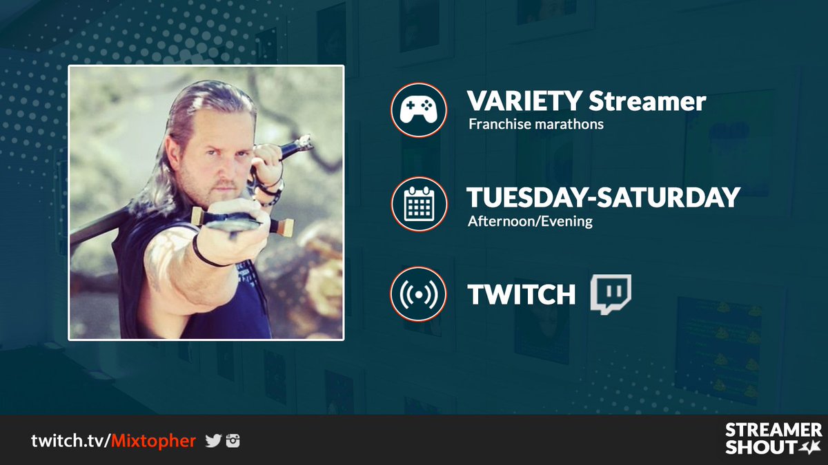 StreamKick's tweet photo. #StreamerShout 🗣️

Known for his franchise marathons, fun dress-ups, and silly jokes, @MIXtopher has been #streaming full time since 2012! He is returning to #Twitch after a four-year partnership on #Mixer. 🤝

📺 https://t.co/xaGR76bJjf https://t.co/pDw3AoVX9i