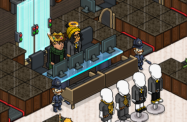 HabboTimes1's tweet photo. Rename: The classic agency known as NOPD has been renamed to Naval Criminal Investigative Service or NCIS for short. This follows the retirement of the founding father kapeck1/KarlMarx101. https://t.co/gfFfIavNvN