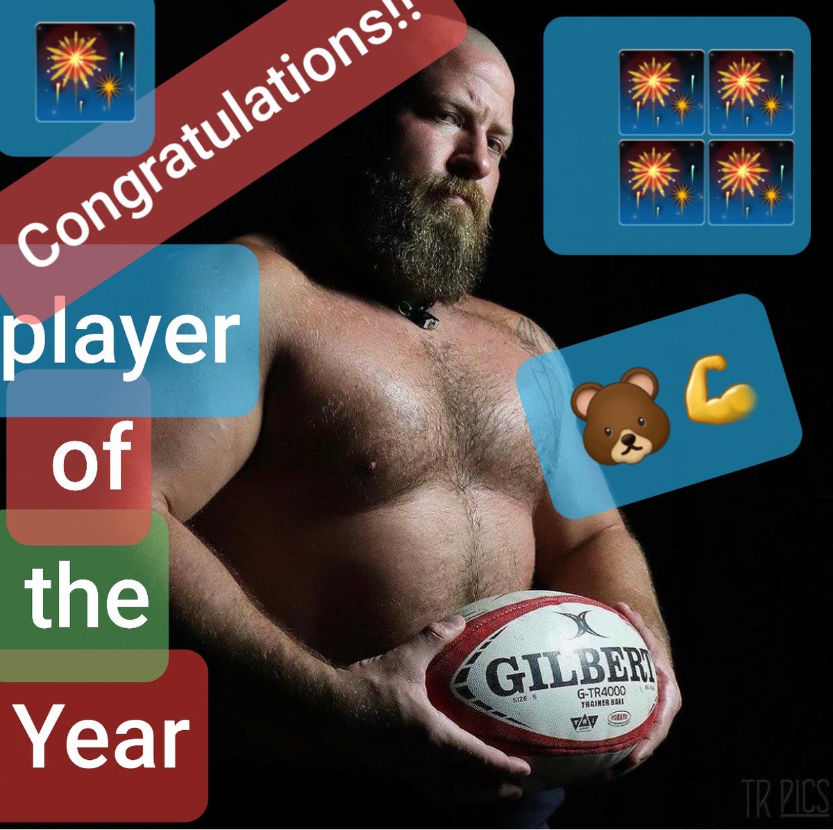 GothHappi's tweet photo. @DylanLifts87 
Congratulations!!! 🎆🎆🎆🏆🐻💪
#PlayerOfTheYear2020 https://t.co/rtKhNUkMia