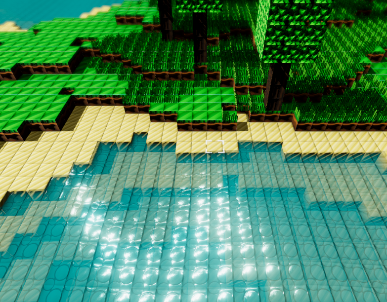 VanillaMKE's tweet photo. Trying to add normal map support to the voxel world today #madewithunity #gamedev https://t.co/IZUJ7gFoUC