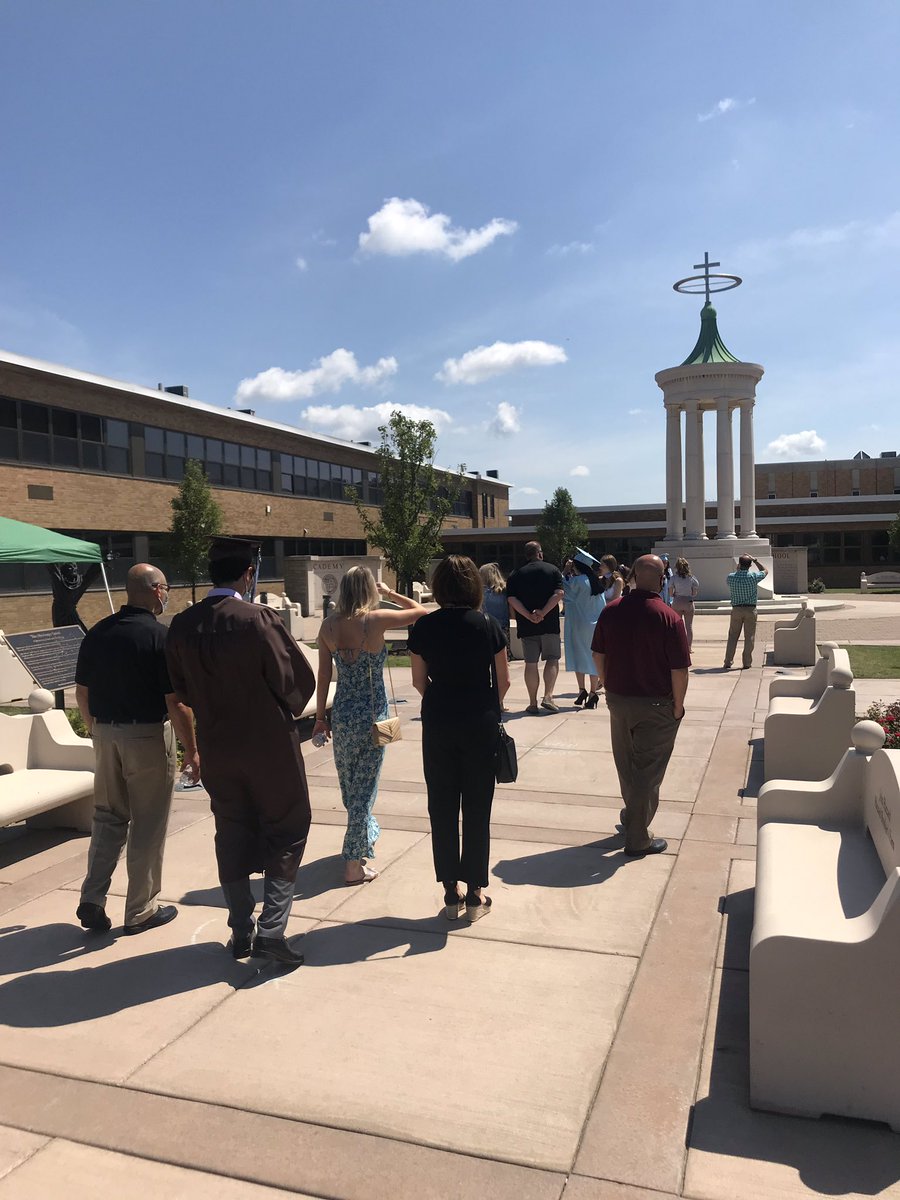 JCAonline's tweet photo. Congratulations to the Joliet Catholic Academy Class of 2020 on your graduation day! #OnwardJCA https://t.co/RQncFvEKfg