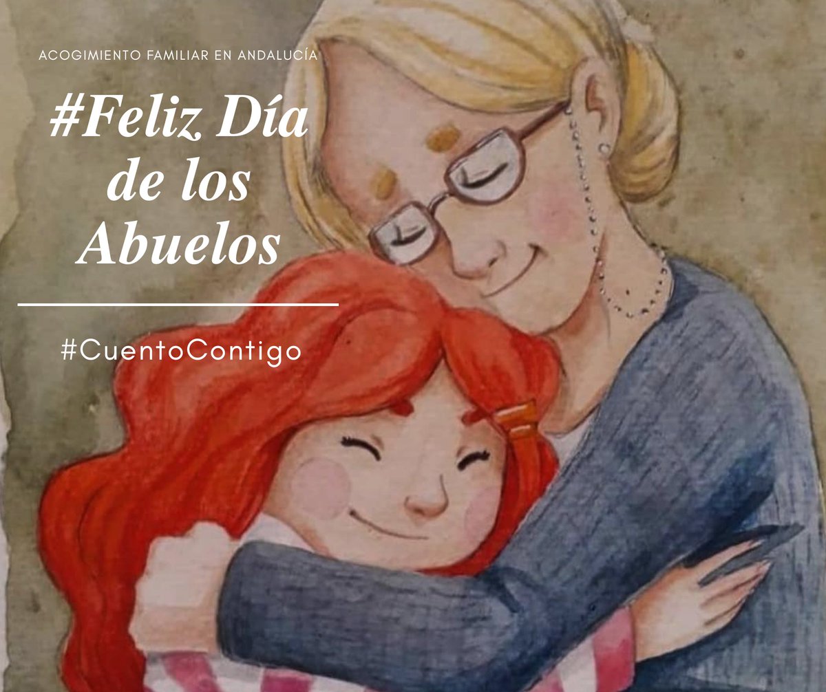 Muchos niños y niñas que viven en #AcogimientoFamiliar lo hacen en familia extensa, es decir, con alguna persona de su familia. Queremos agradecer a todos los abuelos y abuelas, y en especial a los acogedores, por estar siempre ahí.  #FelizDíaDeLosAbuelos