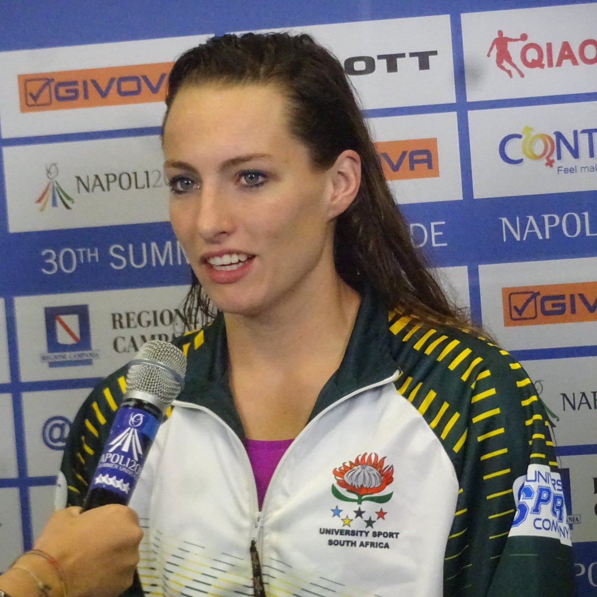 TuksSport's tweet photo. #TuksSport: THIS MONTH IN 2019
Tatjana Schoenmaker of #TuksSwimming, won a gold medal with a time of 2:22.92, in the 200 m women's breaststroke picking up her second gold medal at the XXX Summer Universiade in Italy.
#Napoli2019 #ToBeUnique
#Elevate2Greatness 🌟💡 https://t.co/2kWK6KYidA