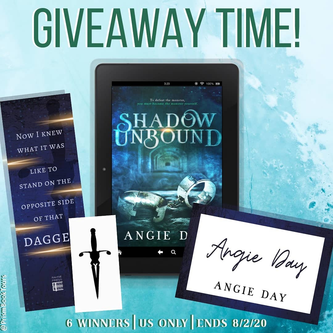 PrismBookTours's tweet photo. 📚 TOUR &amp; GIVEAWAY 📚
We're touring SHADOW UNBOUND by @angiedayauthor (partner)!
🎉Six winners will each receive a bookmark, signed bookplate, temporary Shadow’s dagger tattoo, and an ebook of SHADOW UNBOUND (US only)🎉
Head over to https://t.co/hARRL6oWAW to enter! https://t.co/EtazeD7Ju4