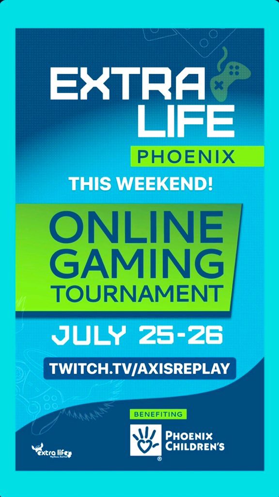 PCH_IgniteHope's tweet photo. Day #2 of Extra Life esports tournament and charity stream. Watch LIVE NOW @ https://t.co/sfiKMTcPDL @FriendsofPCH @AxisReplay #PlayGamesHealKids https://t.co/3iIOYgV6LK