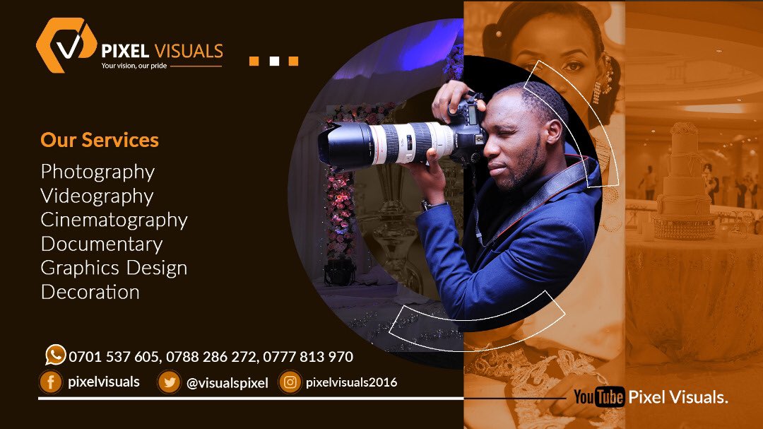 visuals_pixel's tweet photo. For all quality services. We are @visuals_pixel @rhodahssemaka @nsubuga_nicolas @jackie_keila @adam_mayanja @hopekarungi @ushermarliz961 @BagumeGershon @AbwooliFruity @JoySsendawula @derrick_kyatuka @susannanyanzi @JrKibwiika @RachealBakunzi https://t.co/hsxyIrd3c1