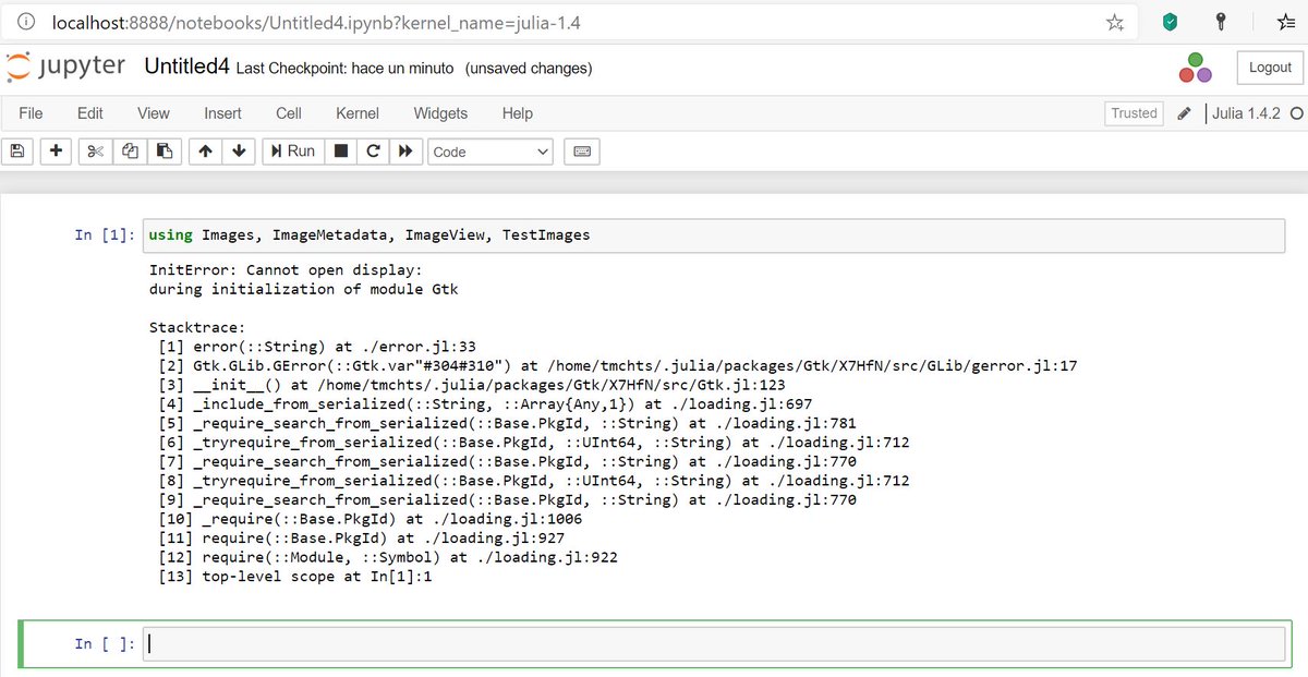 matriculado's tweet photo. @craigaloewen @davidbombal ~Hands-on Computer Vision with Julia~ using #xfce was my #GTK issue solution for using Images Pkg running  #Julia in #WSL2 #Windows10 over #JupyterNotebooks server + (#Windows #Edge  || #Firefox in the #WindowsRemoteDesktop) Thanks guys. https://t.co/AWrSr8XGWt