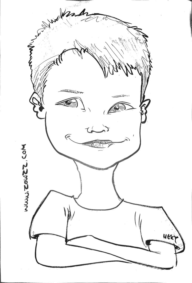 Found this caricature from when I was 9, they really nailed the look of sarcastic bemusement