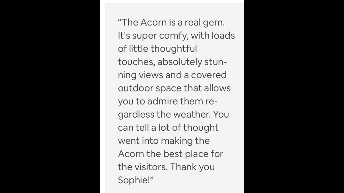 theacornhut's tweet photo. So pleased that our first guests back (after lockdown) enjoyed their stay.#airbnbsuperhost #happyhost #britishhiddengems #glamping #Staycation2020 #prettylittletrips @theacornhut #postlockdown #explorewales #tinyhouse #getaway #selfcatering #romantichome #remoteliving https://t.co/QuEFws0pjq