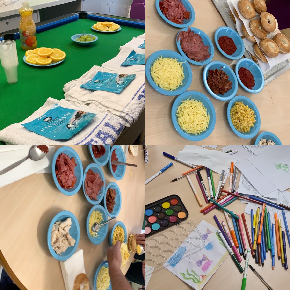 leannewills09's tweet photo. Love receiving pictures like this activity timetable in full swing this weekend on Laurel relaxation / community cook and some art ... the team are doing amazing implementing this !! #teamwork #vivalaurel @sobiistarz @SheilaH78888923 @GMMH_NHS https://t.co/jWYgFVaIqq