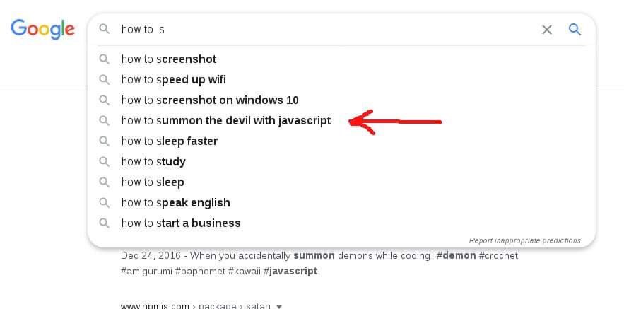 JSFounder's tweet photo. I guess JavaScript can do everything. https://t.co/r18tRtvryb