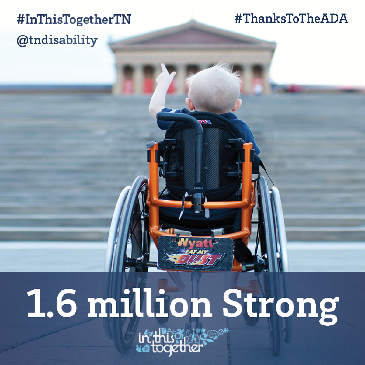 JohnCooper4Nash's tweet photo. I'm excited to commemorate the 30th anniversary of the ADA as we work to expand opportunities for people with disabilities throughout Davidson County. Share how you are celebrating Tennesseans with disabilities using #InThisTogetherTN and #ThanksToTheADA. https://t.co/cn5VCkvfBe