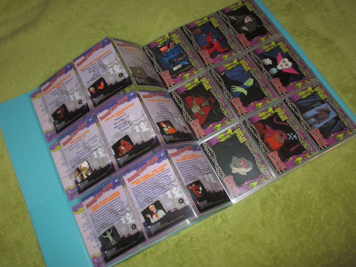 WendyLovesJesus's tweet photo. And finally, a real bargain! A FULL set of Inkworks 2003 #ScoobyDoo Mysteries and Monsters Collectors Edition Premium Trading Cards. It's all 72 cards + the 9 stickers, and already displayed so nicely in this little binder!
$18.00 CAD shipped!! ๐ฅฐ (3/3) #ScoobyCollection https://t.co/PhYID8BKUy