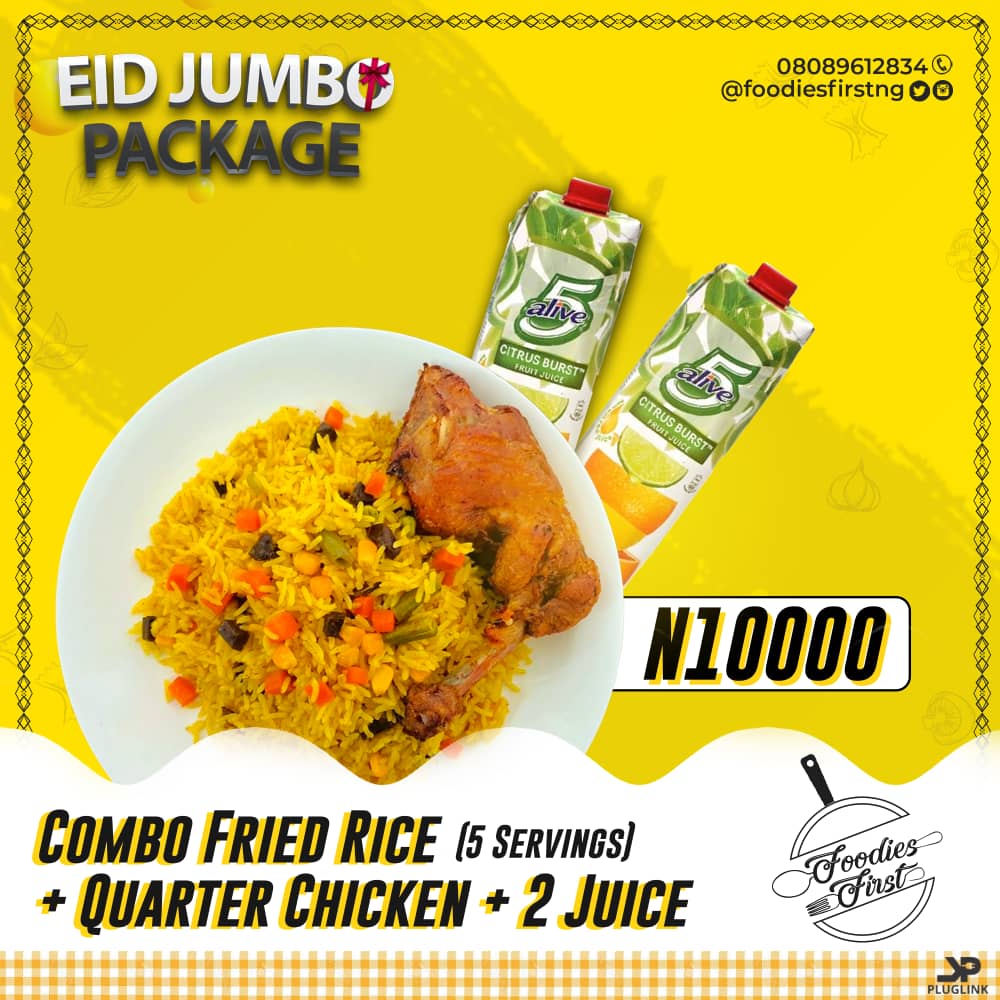 foodiesfirstng's tweet photo. Eid is cominnnnnngggg!!!

Foodies First is here with another irresistible package, and of course at AFFORDABLE prices!!! 

What are you waiting for?! Make your orders now!

#foodiesfirst #eid2020 https://t.co/mioOnaiRax