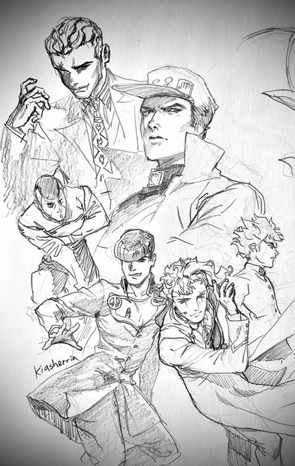 Kakyoin in part 4 ?
(At least in my mind, he's there ?)
A little doodle and practice on action drawing~~
#jjba 