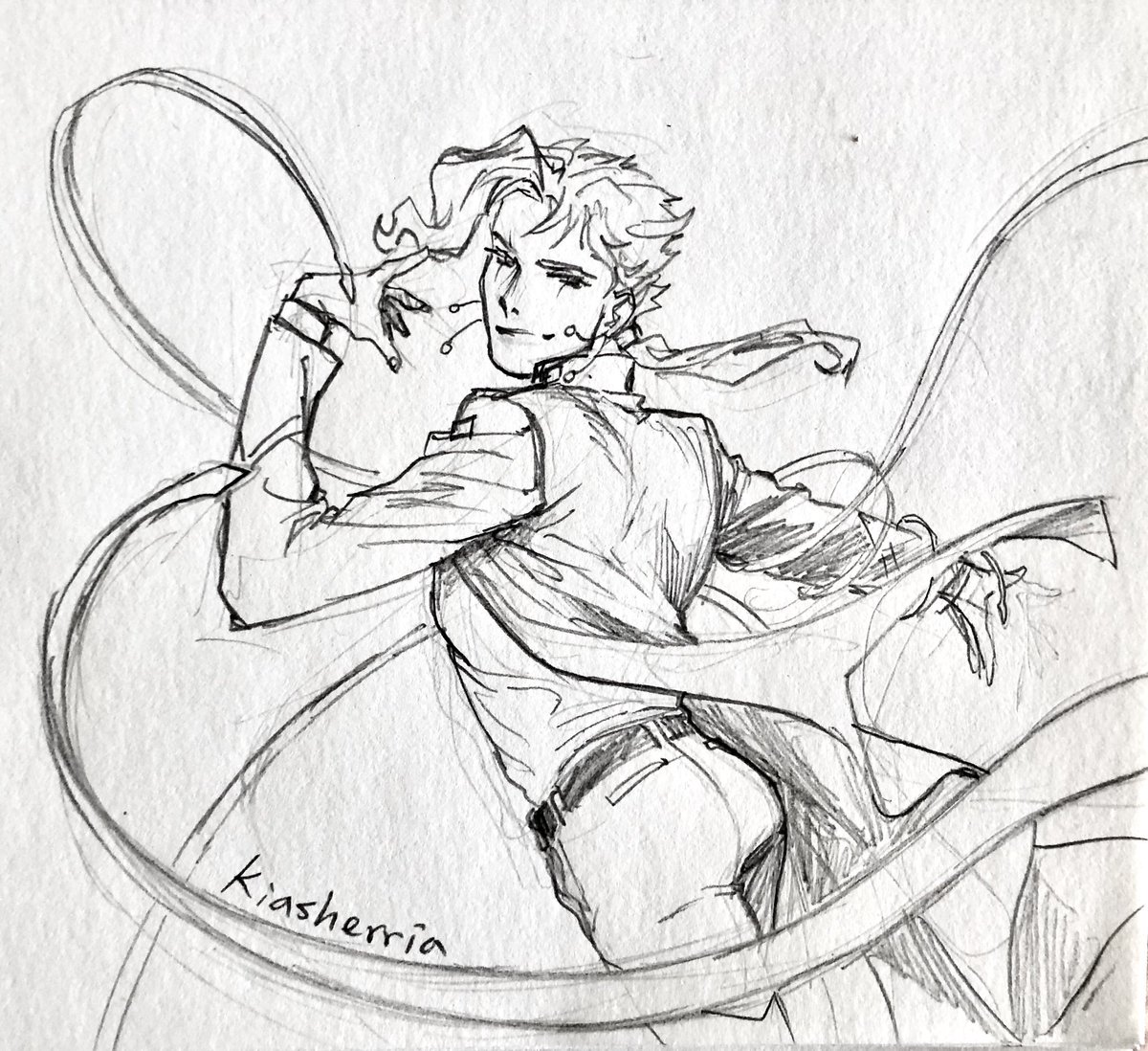 Kakyoin in part 4 ?
(At least in my mind, he's there ?)
A little doodle and practice on action drawing~~
#jjba