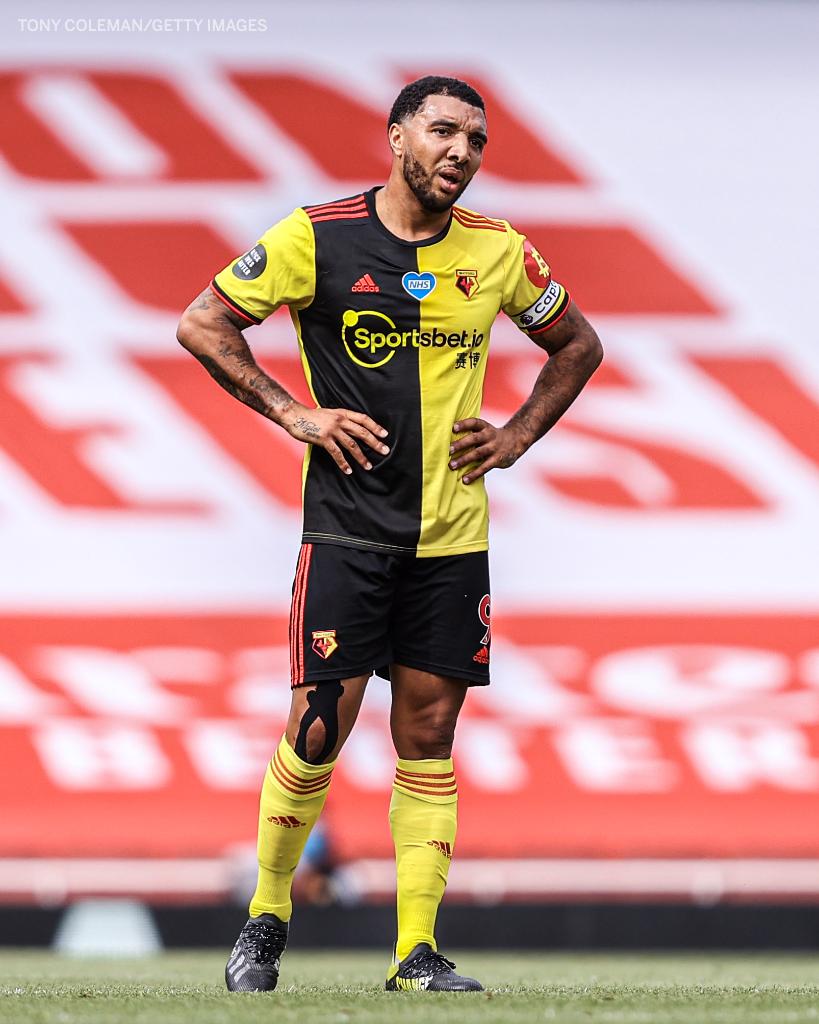 ESPNUK's tweet photo. Since Troy Deeney said Arsenal lacked "cojones" in 2017:

Arsenal haven't lost to Watford
Arsenal have relegated Watford https://t.co/2kl2582bvM