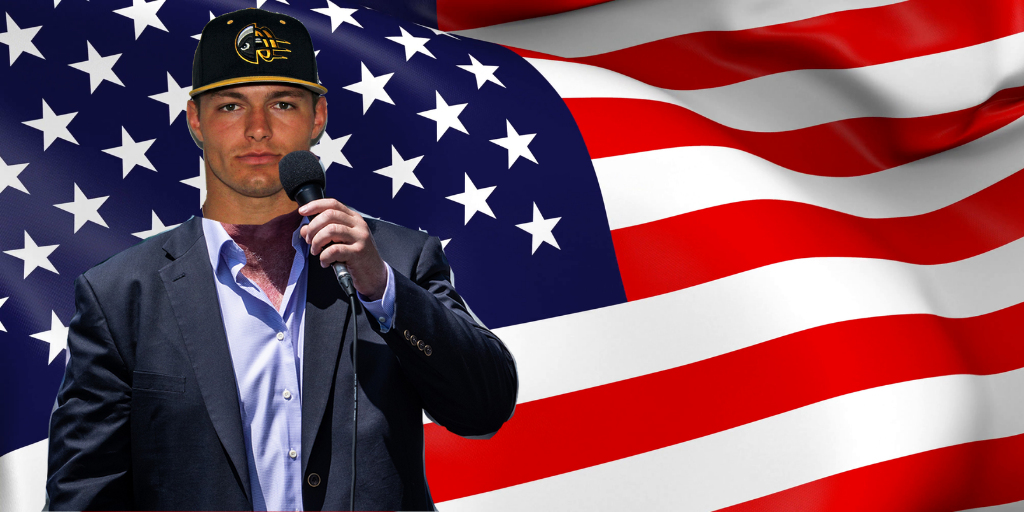 Catch our very own <a href="/Dom_Hughes19/">Dom Hughes</a> sing the national anthem before today's game!!! #goscrews