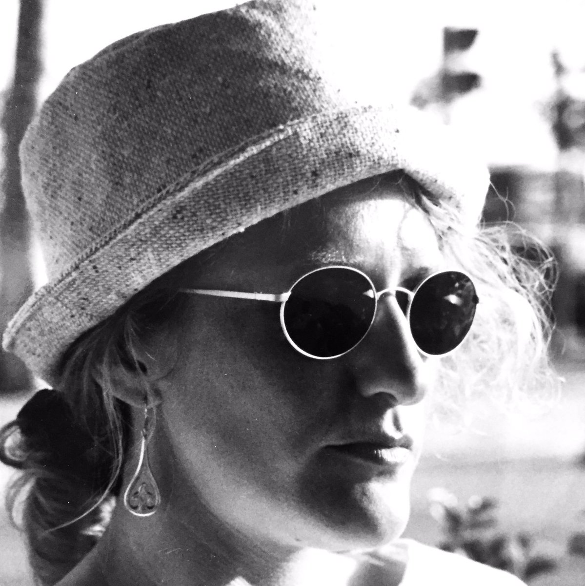 Hatdandy's tweet photo. OLD SKOOL NELLYTHEHAT
.
Liking the hippie mystic east slacker vibe from way back when..... #Barcelona 1995 first trip abroad  with Mrs NTH - still got that bucket hat!! #Hatdandy #hat #hats #cap #caps #mirrorcap #buckethat #1990s #Barcelona #rayban #goatee #beard #youngerself https://t.co/HMtQGZ2aCg