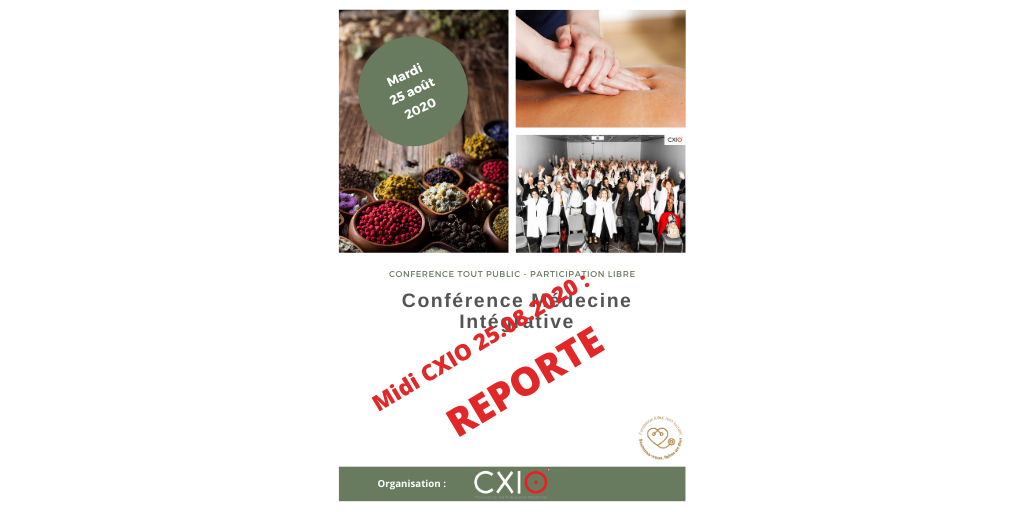 CXIOFoundation's tweet photo. Cette conférence est reportée. Infos suivront. Bel été! https://t.co/wN0LiokwOu