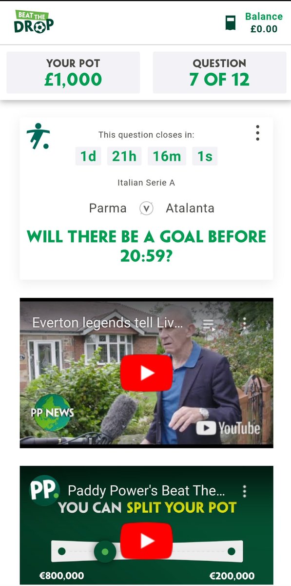 Bushell17J's tweet image. Not too bad 👌🏻 @TheBadManTips
#paddypower #beatthedrop #paddypowerbeatthedrop